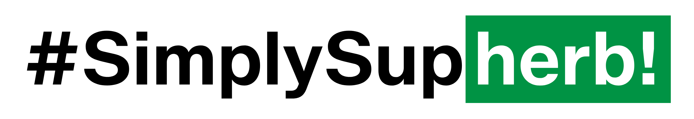 #SimplySupHerb
