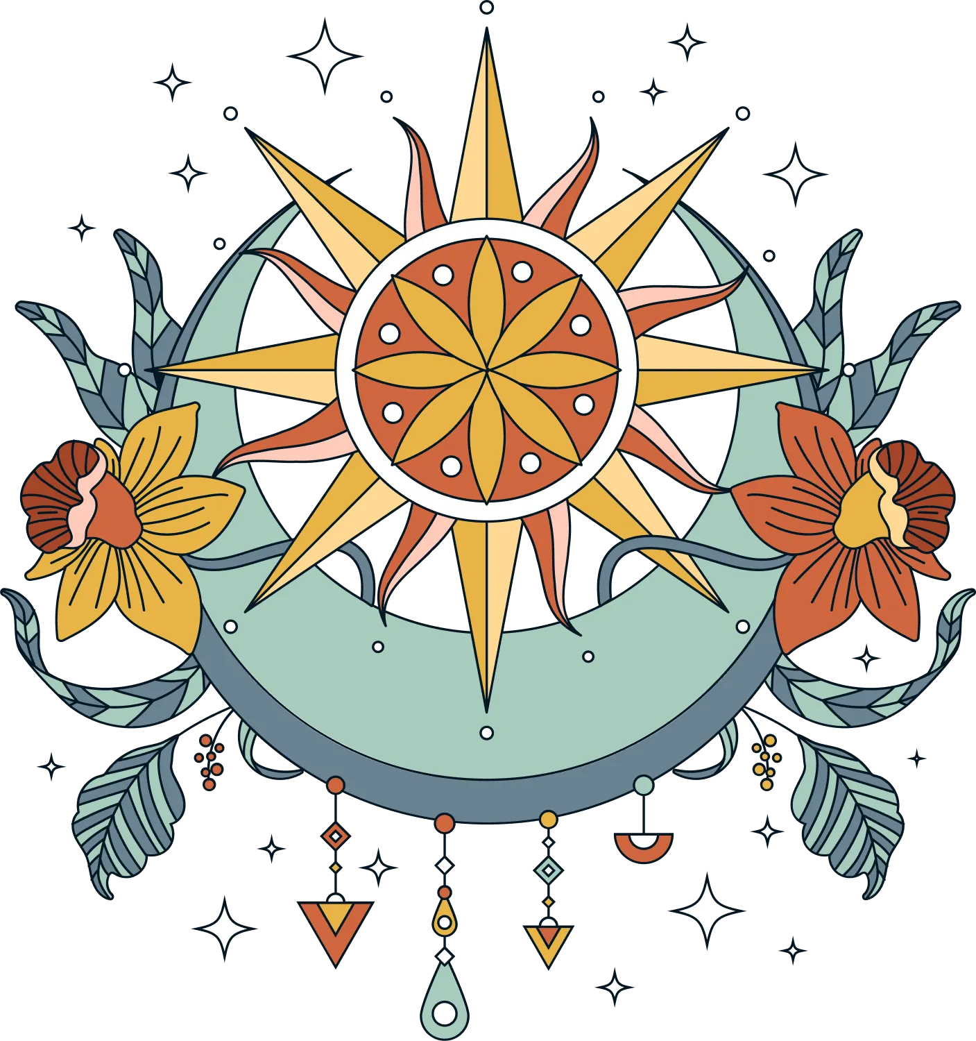 Our Story - celestial illustration